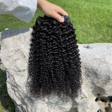 Kinky Curly Hair Brazilian Bulk Products Short Vendor Humain Perruque De Bandeau Peruque Peruvian Raw Human Hair Extension